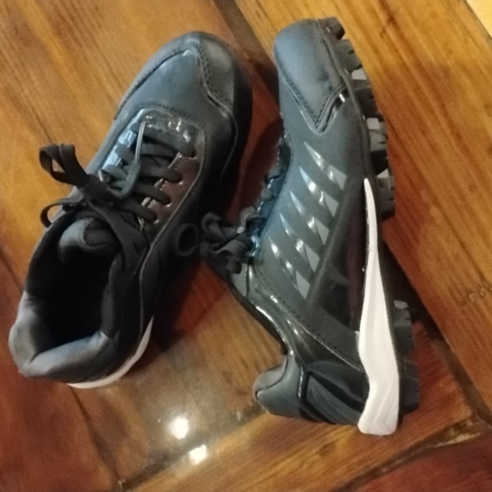 Athletic works cleats never worn nwot black baseball